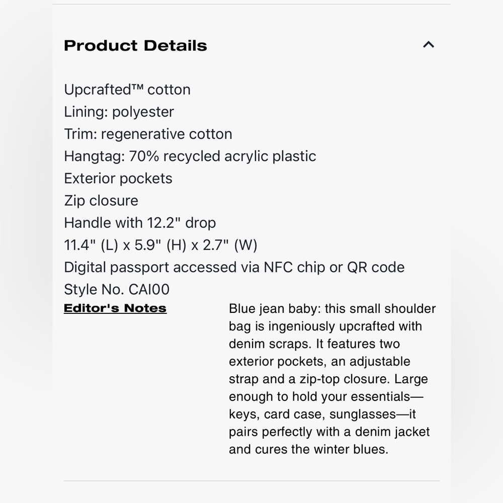 BRAND NEW!  Coachtopia Cargo Shoulder Bag In Upcrafted Denim - Picture 9 of 11